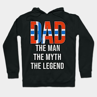 Norwegian Dad The Man The Myth The Legend - Gift for Norwegian Dad With Roots From Norwegian Hoodie